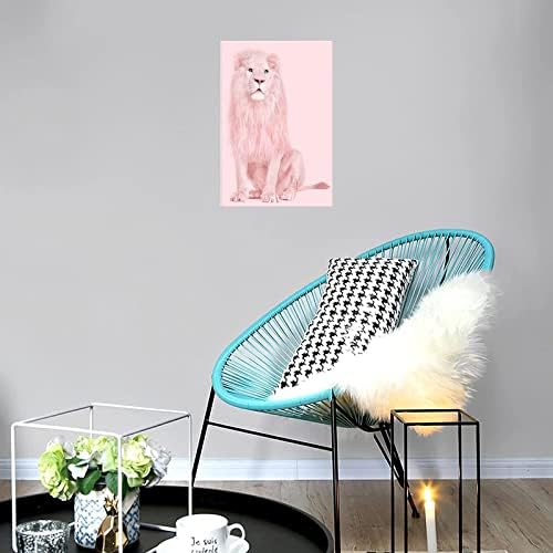Art Pink Print Print retro Resumo Pintura a óleo Sala Estética Poster de arte da sala de estar Lounge Lounge Distúrbios e