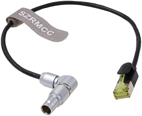 SZRMCC Rotativo ângulo direito flexível de 10 pinos para o cabo Ethernet RJ45 para a câmera Arri Alexa Mini XT SXT