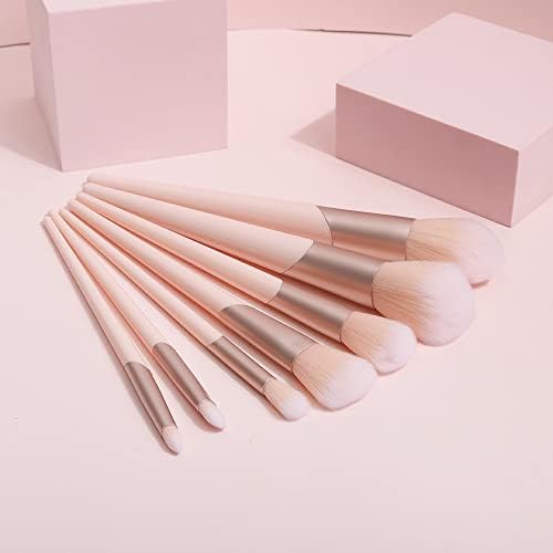 CuJux 7pcs /pincéis de maquiagem definidos para fundação cosmética Powder blush sombra Kabuki Blending Make Up Brush Beauty Tool Tool