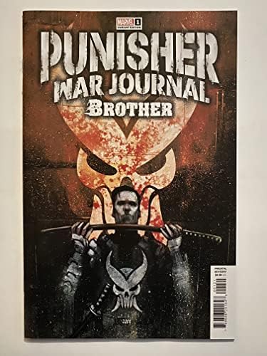 Variante Irmão 1 do Jornal de Guerra do Punisher 1 Licenciado oficialmente 2022 da Marvel Disney Comic em NM Condição