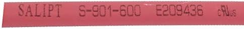 X-Dree vermelho 3mm Diã 2: 1 Tubulação de encolhimento de poliolefina Tubo encolhido 5m 16,4ft (Tubo TermorestringEnte por Tubi TermorSerRingenti