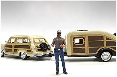 Campers Figura 5 para modelos de escala de 1/24 por American Diorama 76438