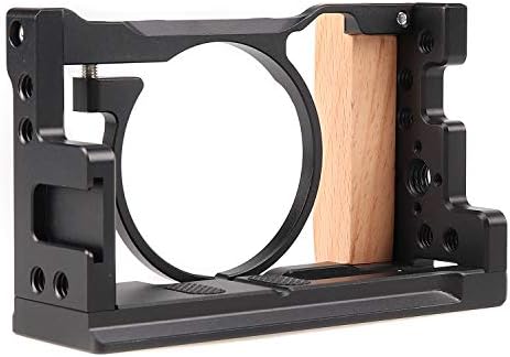 FOTGA Câmera de protetora de alumínio FOTGA Estabilizador com aderência de mão para a Sony DSC-RX100VII DSC-RX100M7 DSC-RX100M7G