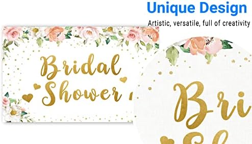 Funnytree Bridal Bridal Bordep Flower Wedding noiva para ser Bachelorette noivado Decoração de festa Floral Hearts Bancário