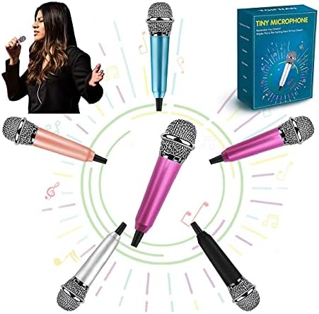 TGIFNAN Mini Microfone Karaokê Microfone Microfone Microfone - Mini Microfone para cantar, gravar e ouvir músicas, microfone