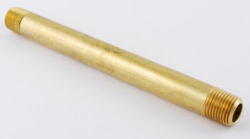 Macho de 1/8 NPT x 4 comprimento/comprimento de bronze mamilo encaixe/adaptador reto