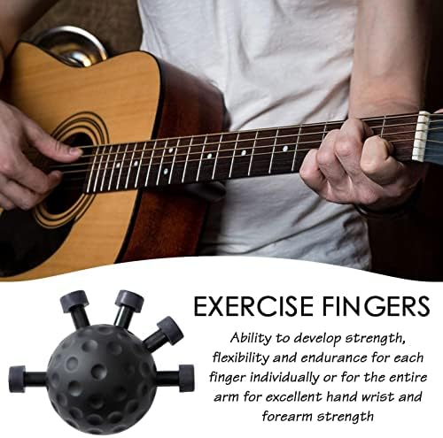 Fortalecedor de punho dos dedos, exercícios de mão para obter força, bolas de mão Trainer de força do gripper, treinador de força de guitarra