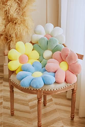 Almofadas de travesseiro de luxo em forma de flores em forma de flor para sofá-lazer sedentário e almofada confortável
