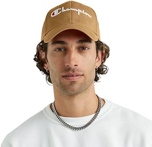 Campeão unissex swill chapéu, boné de algodão com logotipo, chapéu ajustável