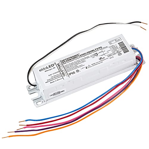 ELDOLED *2743YN OPTOTRONOTRONIC 50W Corrente constante 0-10V Driver LED diminuído, Programável OT50W/UNV/1250C/2DIMLT2/P6