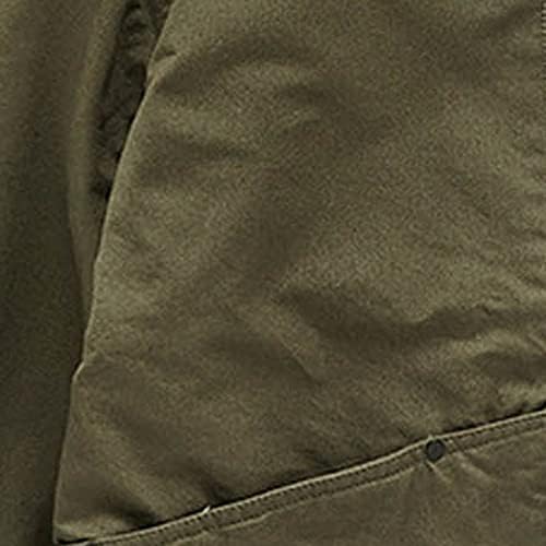 Jaqueta de lã para homens inverno casual moda lapeece jaqueta de lã curta ferramentas de manga longa com capuz casual