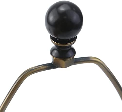 Meprotal 4pcs lâmpada finials, óleo de 1-1/2 polegada Mutalha de bola de bronze, lâmpada de bola de base de lâmpada, lâmpada de aço decorativa finial de lâmpada para lâmpadas de mesa luminárias