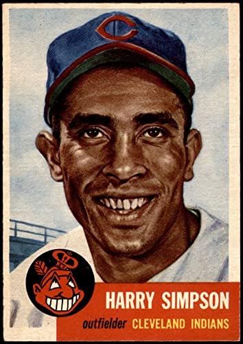 1953 Topps # 150 Harry Simpson Cleveland Indians Ex/Mt Indians