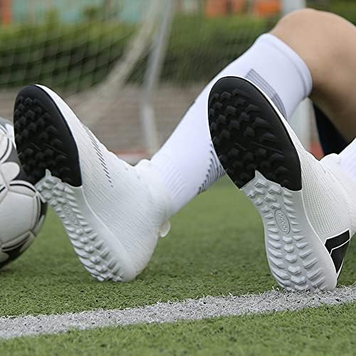 Cleats de futebol masculino Sapatos Turf Cleats de futebol interno High Shoes de futebol respiráveis ​​de alto nível de treinamento