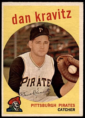 1959 Topps # 536 Danny Kravitz Pittsburgh Pirates Ex Pirates