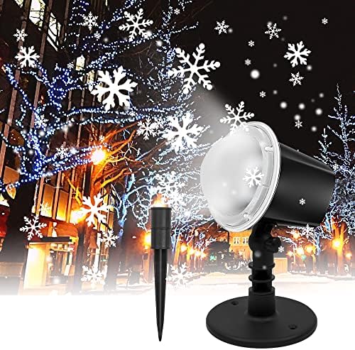 Luzes do projetor de Natal LED Projeção de paisagem movimentando luzes de neve aofan Christmas Snowflake Projectores Girlating Lights