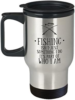 Presentes para amantes de pesca - pescar não é apenas algo que eu faço - pesca viciante - caneca de viagem de pesca