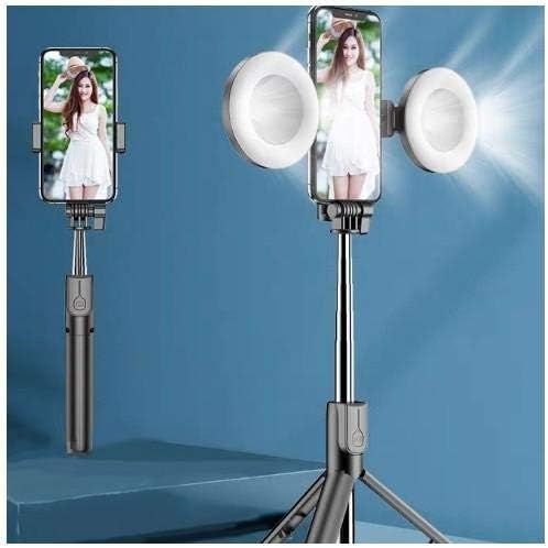 Suporte de ondas de caixa e montagem compatível com Micromax x702 - Selfiepod da luz de anel, braço extensível de selfie