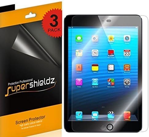 Supershieldz projetado para Apple iPad mini 3, iPad mini 2, iPad mini 1 protetor de tela, escudo transparente de alta
