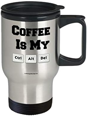 Café assaltante e assalto é o meu Ctrl Alt Excluir café, chá, cacau, caneca de chocolate quente para geeks de computação de café com