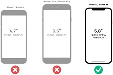 OtterBox iPhone XS e iPhone X Symmetry Series Case - Black, Ultra -Sleek, Compatível com Cargo sem fio, Bordas elevadas Proteger a câmera e tela