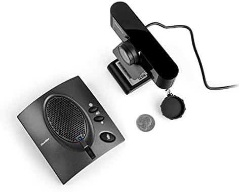 Clearone Aura Versa 20, Complete Solutions de Conferência com componentes de áudio e vídeo, unite 20 webcam e bate -papo 50 USB