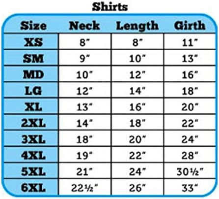 Mirage Pet Products Miso Camisa de tela fofa de tela Baby Blue XXX -Large - Tamanho 20