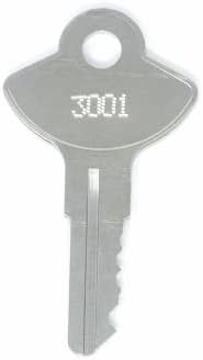 Craftman 3030 Chave da caixa de ferramentas de substituição: 2 chaves