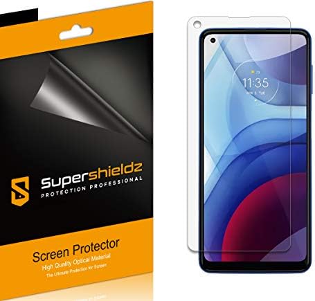Supershieldz projetado para Motorola Moto G Power [não ajustado para 2020 versão] Protetor de tela, Escudo Clear de alta definição
