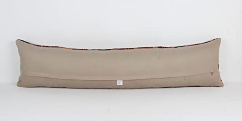 King Size Kilim Pillow Tampa de travesseiro de 12x47 polegadas Handmade lombar oriental Kilim Pillow Casa