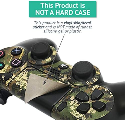 Decalque de pele de vinil protetora compatível com a pele com Sony PlayStation Dualshock 4 Controller Wrap Skins