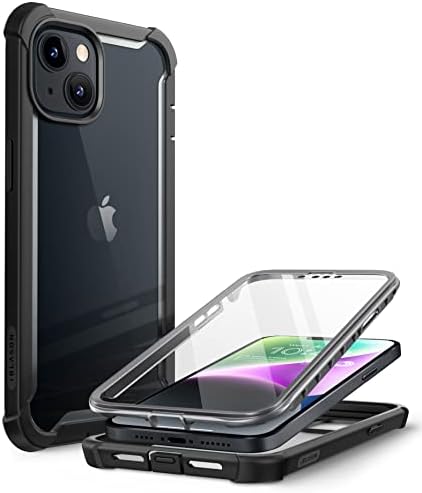 I-BLASON ARES projetado para iPhone 14 Plus Case 6,7 polegadas, camada dupla de casca de pára-choque transparente