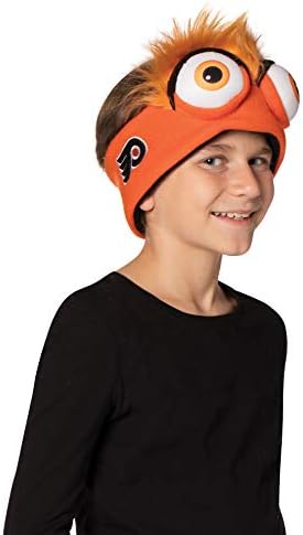 Philadelphia Flyers Flyers da NHL Hóquei na faixa da cabeça do mascote, encaixa entre adultos laranja