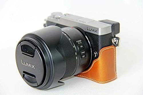 Caso de capa de câmera de couro PU Half corpo para panasonic gx85 gx80 gx 85