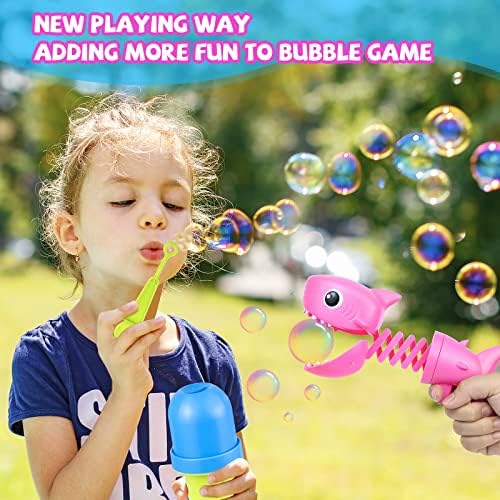 Vias de bolhas para Kids & Shark Grabber Toys, Childyo vazam a prova de bolhas para criança com concentrados de bolha de