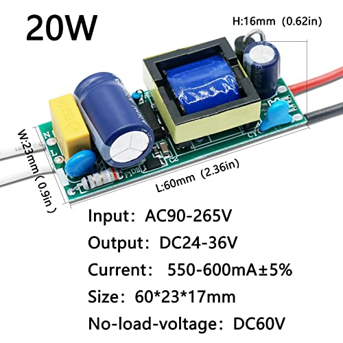 Driver de LED de depila 50W 40W 30W 20W