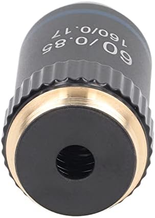 Microscópio Achromático, interface de 20,2 mm Dispositivo de proteção de mola Lente Microscópio de alta potência para