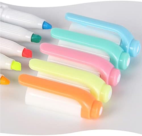 Xbwei 5 cores/caixa de cabeça dupla marcador de caneta de cabeça dupla marcadores fluorescentes marcadores artes markercutestationery