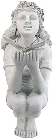 Design Toscano Pray for por paz Angel Statue, 9 em x 3 em x 4,5 pol.