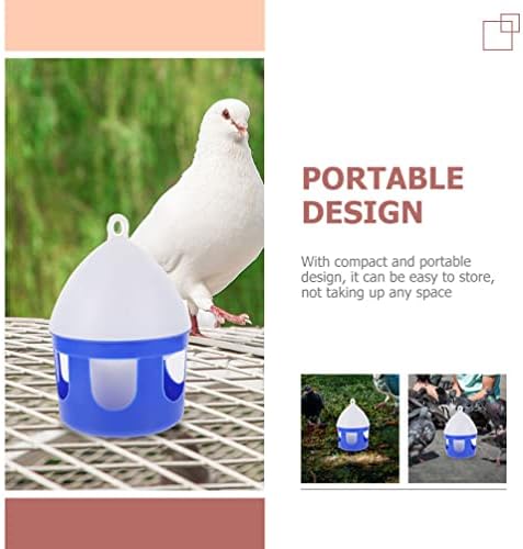 Patkaw 2 PCs Pigeon Water alimentador Dispensador de animais de estimação Recipiente de panela de água automática alimentadores de