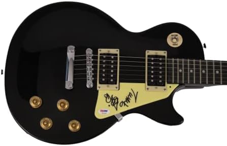 Rick Nielsen assinou autógrafo em tamanho grande Gibson Epiphone Les Paul Guitar Guitar muito raro com autenticação PSA - vocalista barata de truques, em cores, céu hoje à noite, em Budokan, a polícia dos sonhos, tudo sacudido, um a um, a próxima posição, por favor, de pé no Edge, o médic