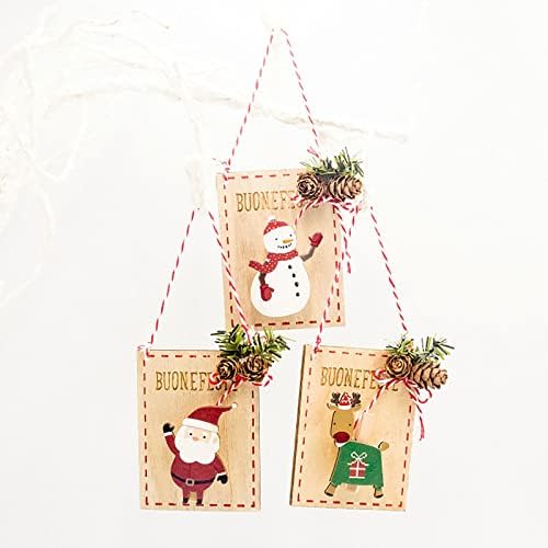 Decorações de árvores de Natal penduradas pingentes de pelúcia adequados para decorações de festas em família de Natal penduradas guirlanda
