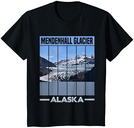 Camiseta da geleira de Mendenhall