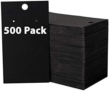 500 Brincho de embalagem Cartões de breol - Suporte de cartão - Cartões de brinco personalizados para exibição de brinco - Brincos