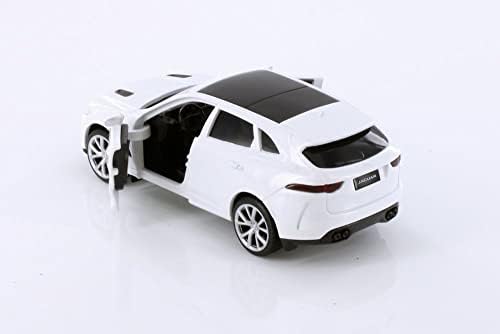 Showcasts Jaguar F -Pace, White TM012011 - 1/36 Escala Diecast Model Toy Car