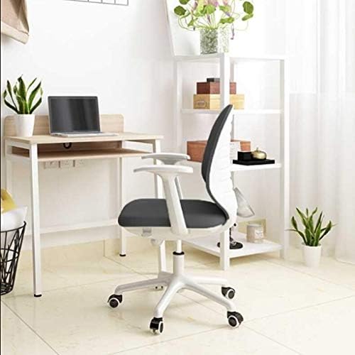 YGQBGY Furniture no meio da lateral preto malha giratória de tarefas ergonômicas Cadeira de escritório com braços flip-up