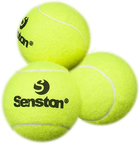 Pacote de 3 bolas de tênis sennston para torneio e entretenimento de treinamento