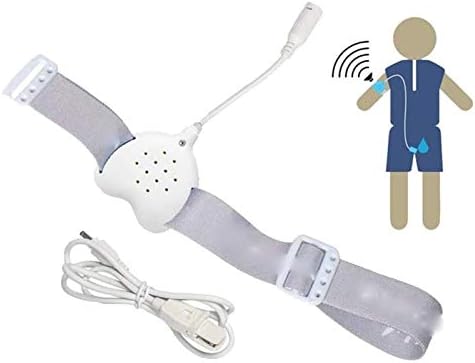 Alarme de dormir de crianças com sensor de umidade de som e vibração para o tratamento da enurese ajuda a superar a cama 1124