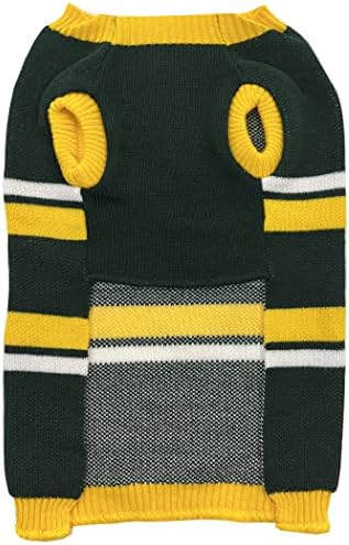 NFL Green Bay Packers Sweater de cachorro, tamanho extra grande. Sweater quente e aconchegante com o logotipo da equipe da NFL, melhor