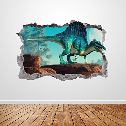 Arte do decalque de parede de dinossaur